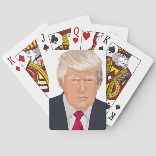 DONALD TRUMP POKERKAARTEN (Achterkant)