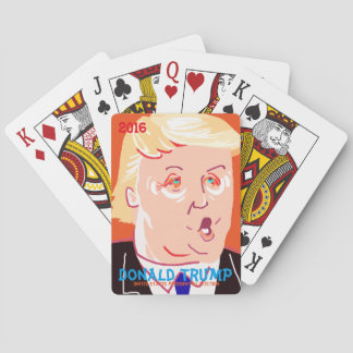 Donald Trump. Pokerkaarten