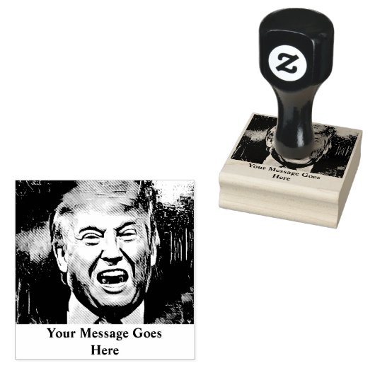 Donald Trump Politics Custom Stamp Rubberstempel (Gestempeld)