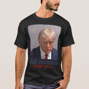 Donald Trump Politie Mugshot Foto Niet Schuldig 45 T-shirt
