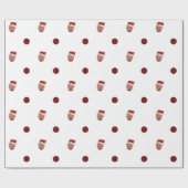 Donald Trump Polka Dot kerstpapier Cadeaupapier (Vlak)