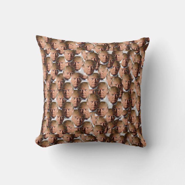 Donald Trump Polyester Sierkussen 16 x 16 inch (Voorkant)