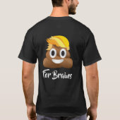 Donald Trump Poop Emoji t-shirt (Achterkant)