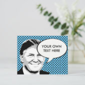Donald Trump Pop Art Briefkaart (Staand voorkant)
