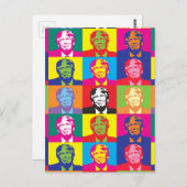 Donald Trump Pop Art Briefkaart (Voorkant / Achterkant)