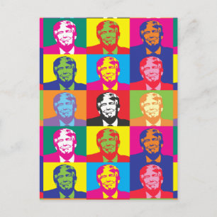 Donald Trump Pop Art Briefkaart