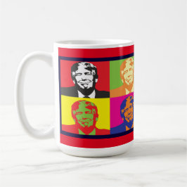 Donald Trump Pop Art Classic White Mok