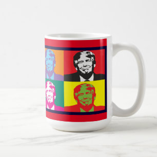 Donald Trump Pop Art Classic White Mok