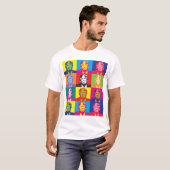 Donald Trump Pop Art Mannen T-shirt (Voorkant volledig)