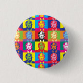 Donald Trump Pop Art Ronde Pin-Back Button (Voorkant)