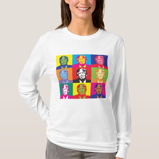 DONALD TRUMP POP ART T-shirts (Voorkant)