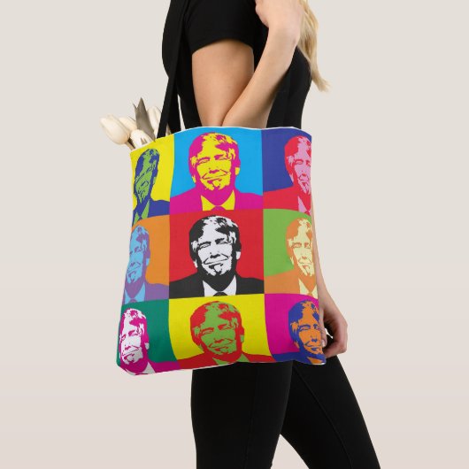 DONALD TRUMP POP ART TAS PURSE BAG (Dichtbij)