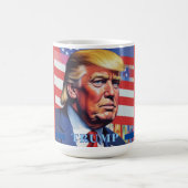 Donald Trump Pop Kunst Koffiemok (Center)