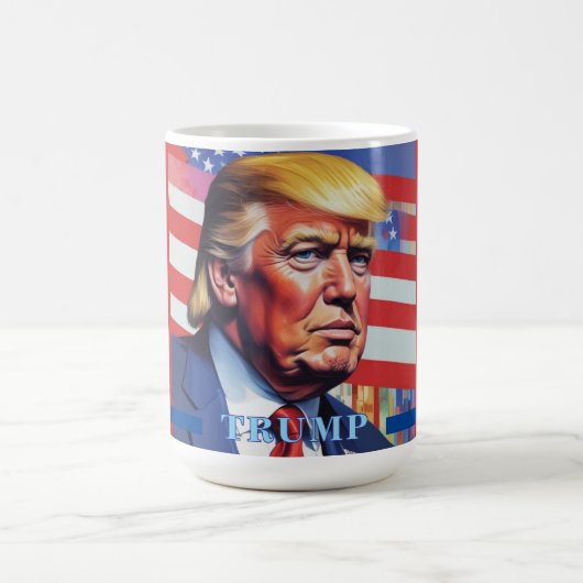 Donald Trump Pop Kunst Koffiemok (Center)