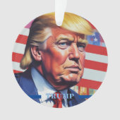 Donald Trump Pop Kunst Ornament (voorkant)
