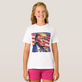 Donald Trump Pop Kunst T-shirt (Voorkant volledig)