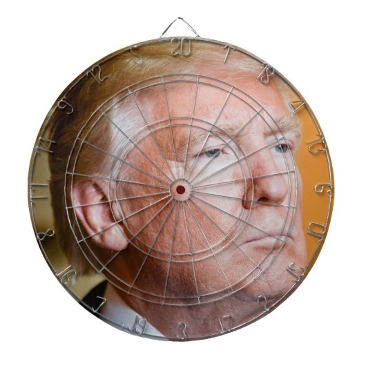Donald Trump Portrait Dartbord (Voorkant)
