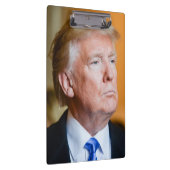 Donald Trump Portrait Klembord (Rechts)