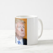 Donald Trump Portrait Koffiemok (Voorkant rechts)