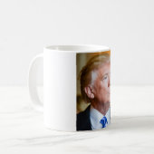 Donald Trump Portrait Koffiemok (Voorkant links)