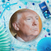 Donald Trump Portrait Papieren Bordje (Feest)