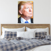 Donald Trump Portret Canvas Afdruk (Insitu (Slaapkamer))