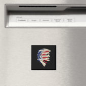 Donald Trump Portret  Magneet (Insitu (Vaatwasser))