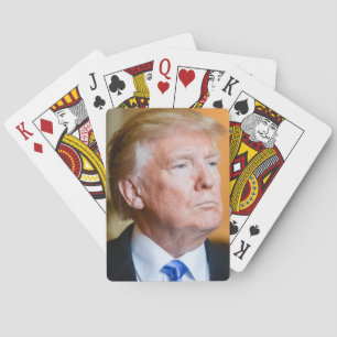 Donald Trump Portret Pokerkaarten