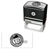 Donald Trump Postal Mail Art Zelfinktende Stempel (In situ)