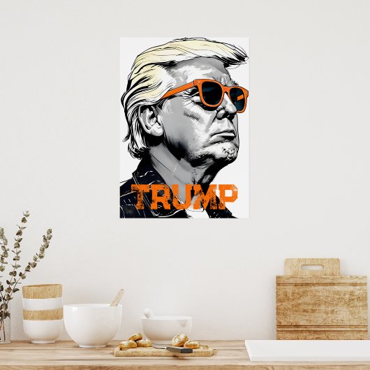 Donald Trump Poster (Keuken)