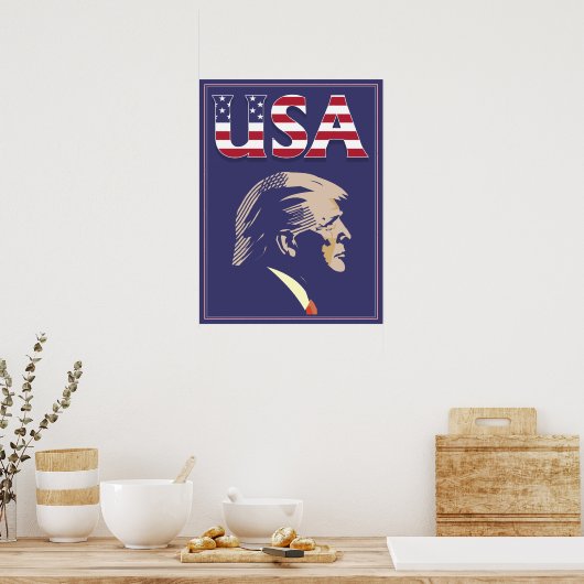 Donald Trump Poster (Keuken)