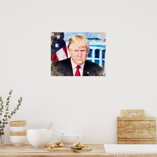 Donald Trump Poster (Keuken)