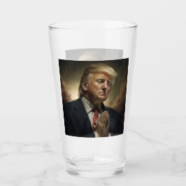 Donald Trump Pray for America Glas