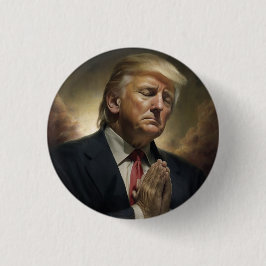 Donald Trump Pray for America Ronde Button 3,2 Cm