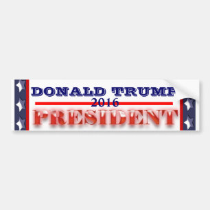 Donald Trump President 2016 Bumpersticker