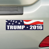 Donald Trump President 2016 Bumpersticker (Op auto)