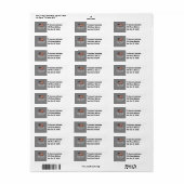 Donald Trump - President 2016 Etiket (Full Sheet)