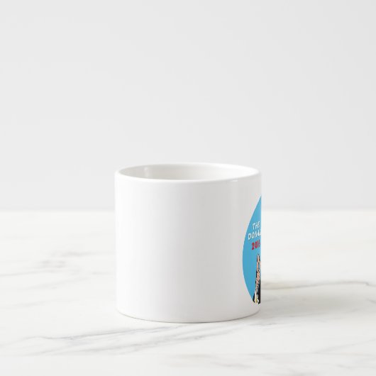 Donald Trump President 2016 Karikatuur Espresso Kop (Voorkant)