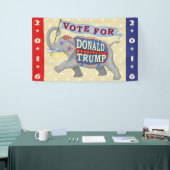 Donald Trump President 2016 Republican Elephant Spandoek (Beurs)