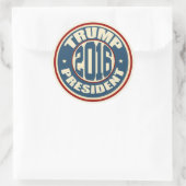 Donald Trump President 2016 Ronde Sticker (Tas)
