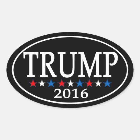 Donald Trump President 2016 Sticker (Voorkant)