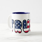 Donald Trump President 2016 Tweekleurige Koffiemok (Voorkant links)