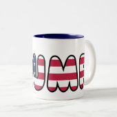 Donald Trump President 2016 Tweekleurige Koffiemok (Voorkant rechts)