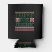 Donald Trump President 2016 Ugly Holiday Sweater Blikjeskoeler (Voorkant)