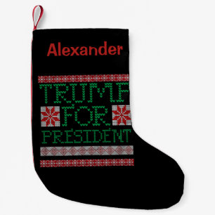 Donald Trump President 2016 Ugly Holiday Sweater Kleine Kerstsok
