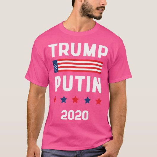 Donald Trump President 2020 - Vlag cadeau van de V T-shirt (Voorkant)