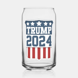 Donald Trump President 2024 Blikvorm Glas
