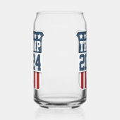 Donald Trump President 2024 Blikvorm Glas (Links)