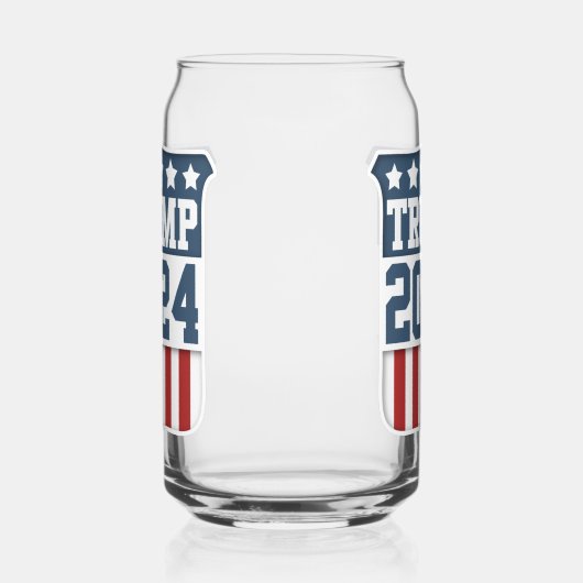 Donald Trump President 2024 Blikvorm Glas (Links)