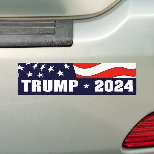 Donald Trump President 2024 Bumpersticker (Op auto)